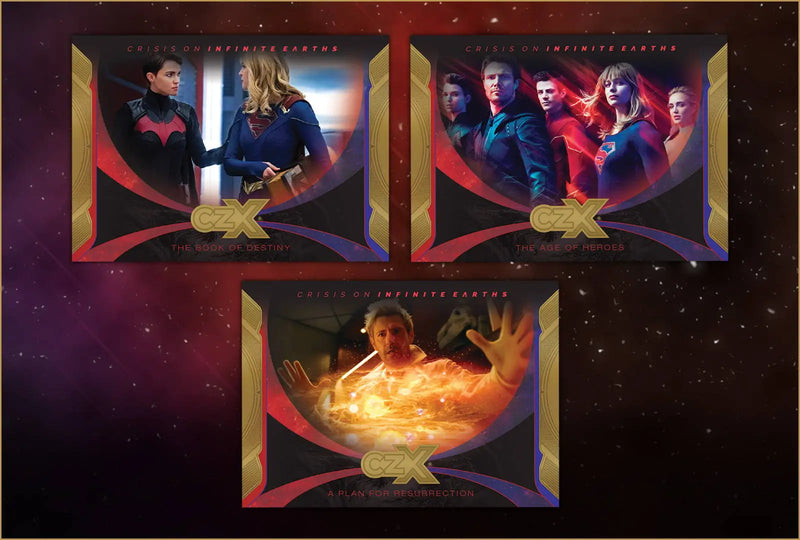 Crisis on Infinite Earths Trading Cards from DC Comics CZX Super Premium Card Box
