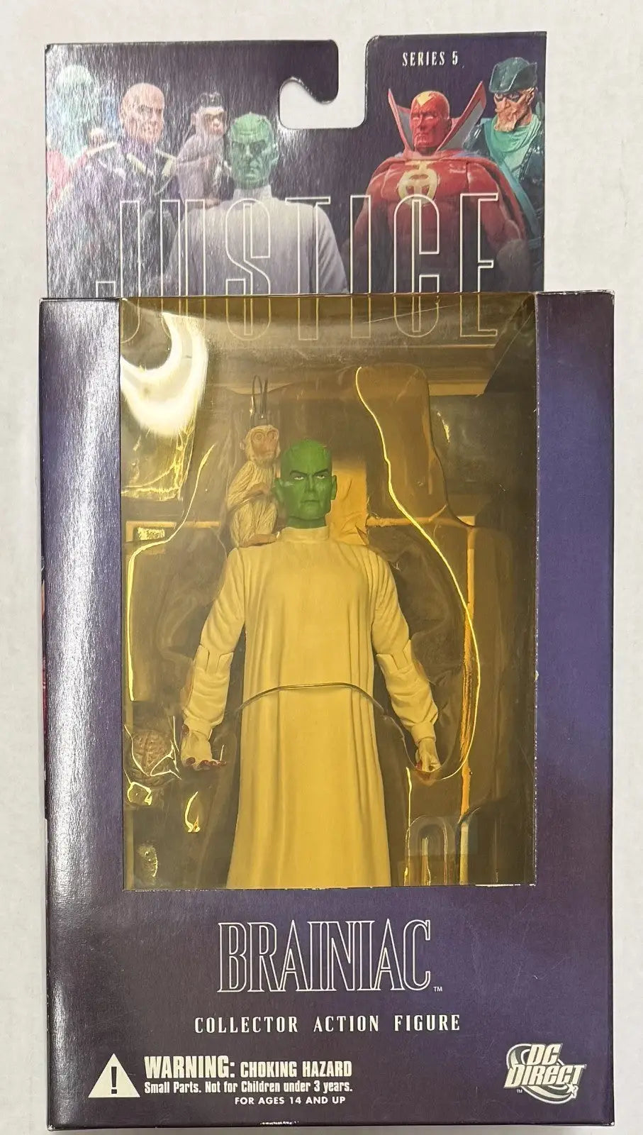 DC Direct Alex Ross Justice League Series 5 BRANIAC Collector Action Figure - Action Figure & Toy