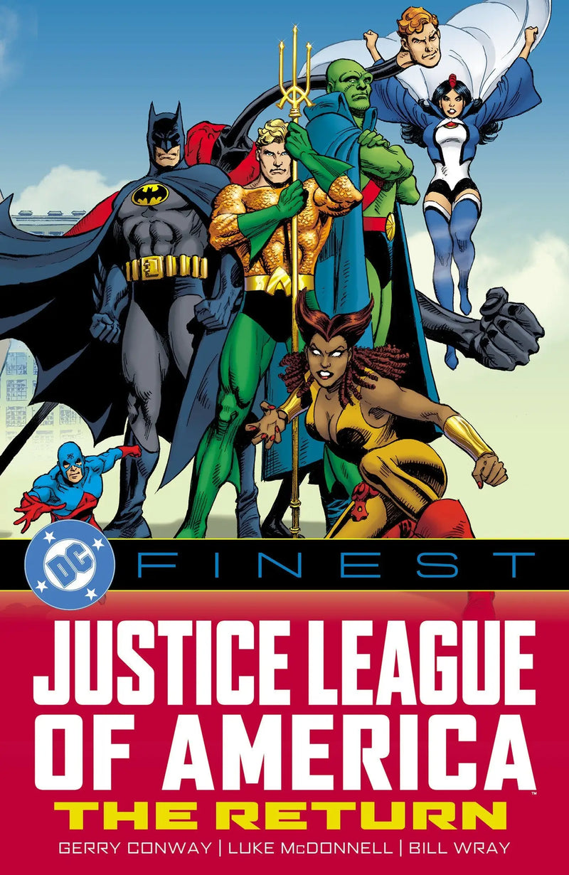 Comic book featuring Justice League of America from DC Finest: Justice League Of America: The Return
