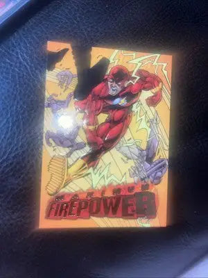 The Flash Firepower trading card from DC Insert Card Firepower Maximum Firepower series