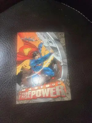 Superman trading card from DC Insert Card Firepower Maximum Firepower series