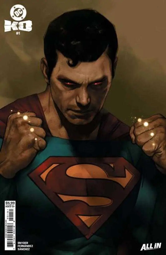 DC K.O. #1 (Of 5) Cover G Ben Oliver Face Off Card Stock Variant - Comic Book