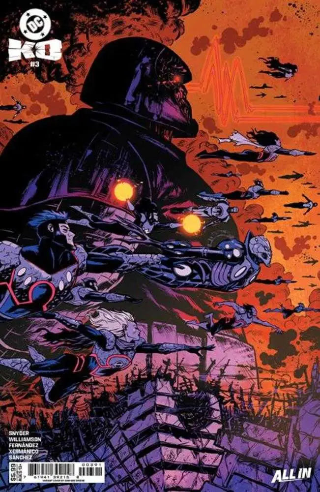 DC K.O. #3 (Of 5) Cover F Sanford Greene Darkseid Card Stock Variant - Back Issues