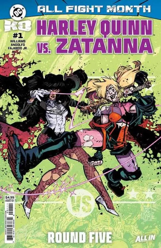 DC K.O. Harley Quinn vs Zatanna #1 (One Shot) Cover A Jorge Corona - Comic Book