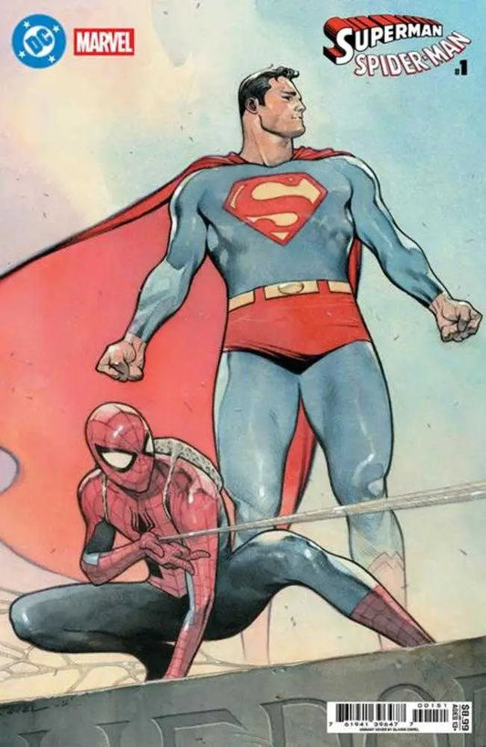 DC Marvel Superman Spider-Man #1 (One Shot) Cover E Olivier Coipel Card Stock Variant - Comic Book