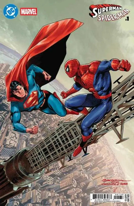 DC Marvel Superman Spider-Man #1 (One Shot) Cover S Rafa Sandoval Card Stock Variant - Comic Book