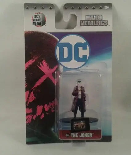 Packaged DC Nano Metalfigs Joker figure from Suicide Squad DC6 series by Jada Toys