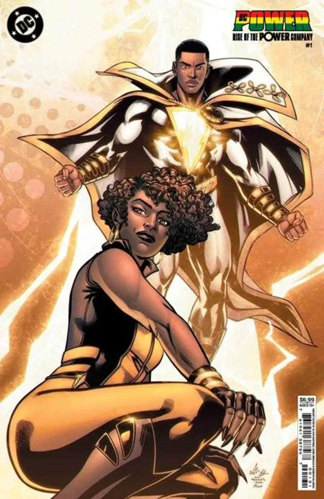 Comic book cover of DC Power Rise of the Power Company featuring Ray-Anthony Height