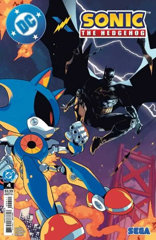 DC X Sonic The Hedgehog #4 (Of 5) Cover A Pablo M Collar - Comic Book