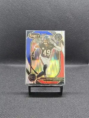 2024 Panini Select - Club Level Tremaine Edmunds #297 Red & Blue Prizm Shock - Football Card Single