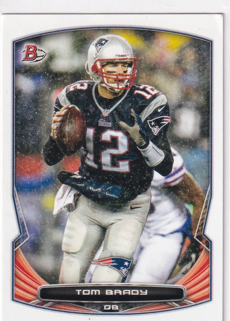 2014 TOPPS BOWMAN #56 TOM BRADY- NEW ENGLAND PATRIOTS