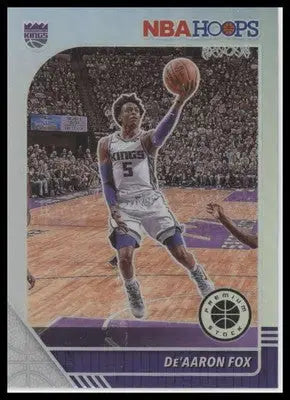 De’Aaron Fox 2019-20 Hoops Premium Stock Prizms Silver #165 Sacramento Kings - Basketball Card Single