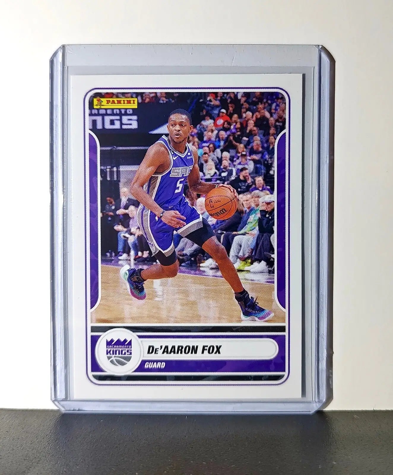 De’Aaron Fox 2023-24 Panini NBA #42 Sticker Card Sacramento Kings - Basketball Card Single