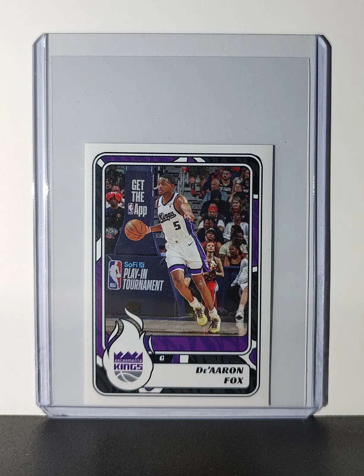 De’Aaron Fox 2024-25 Panini NBA #450 Sticker Card Sacramento Kings