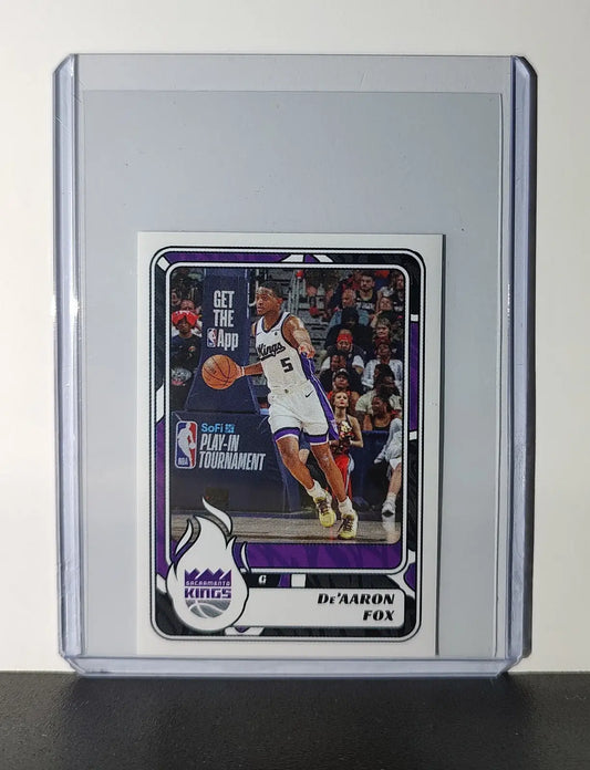 De’Aaron Fox 2024-25 Panini NBA #450 Sticker Card Sacramento Kings - Basketball Card Single