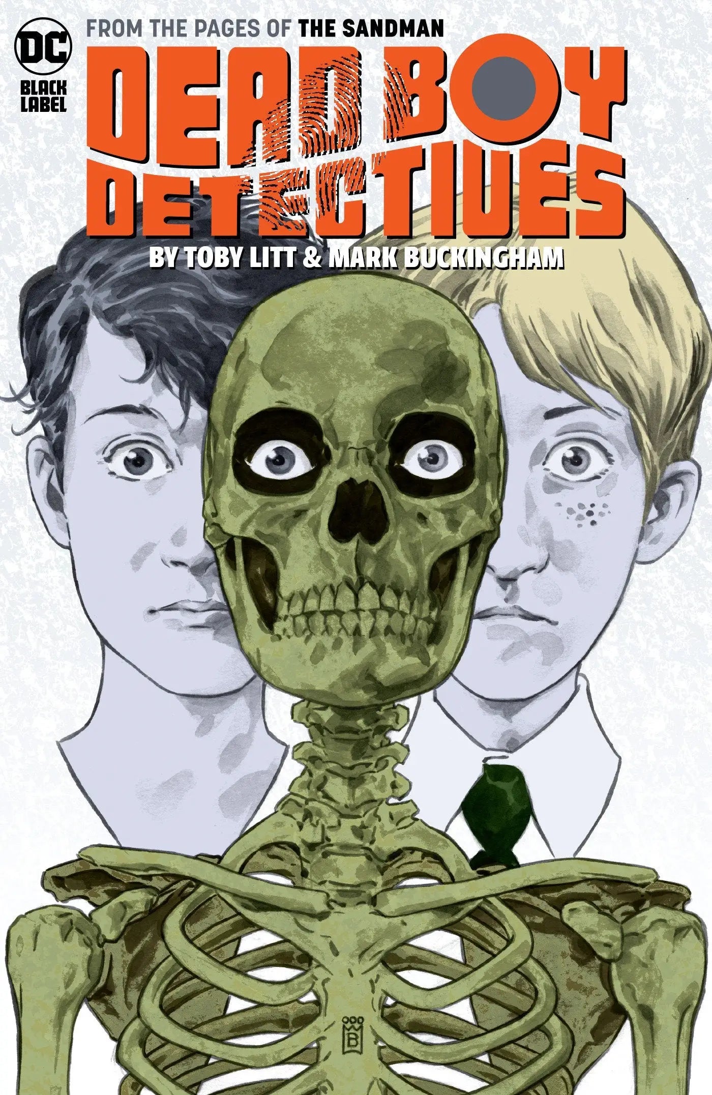 Comic book cover of Dead Boy Detectives by Toby Litt and Mark Buckingham