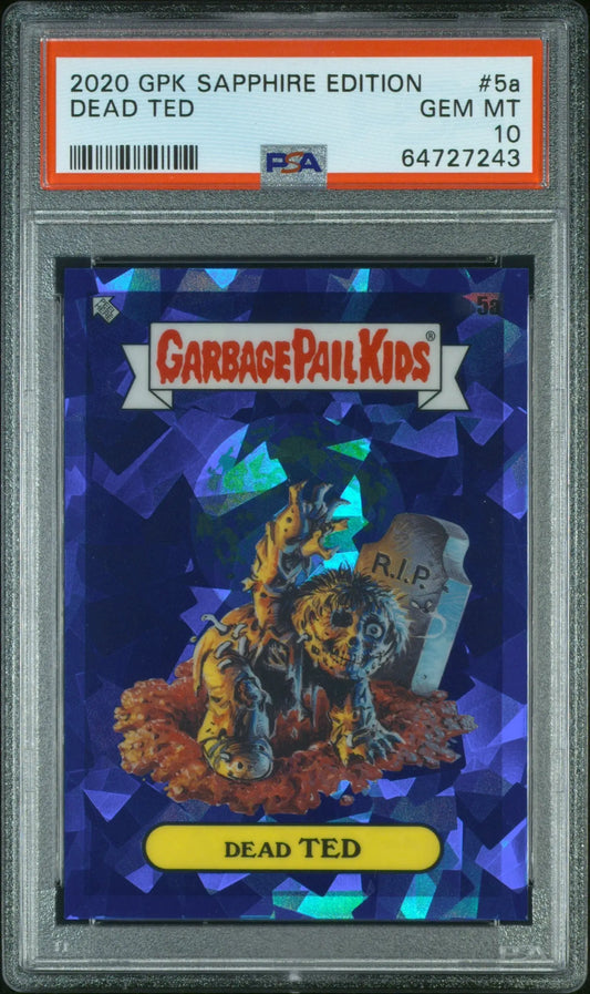 Dead Ted 2020 Topps Garbage Pail Kids Sapphire #5a PSA 10 Gem Mint 7243 - Non-Sports Card Single