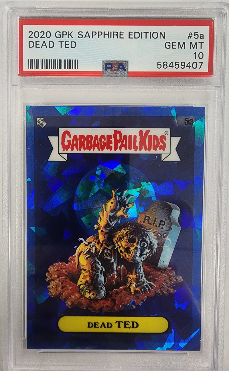 Dead Ted 2020 Topps Garbage Pail Kids Sapphire #5a PSA 10 Gem Mint 9407 - Non-Sports Card Single