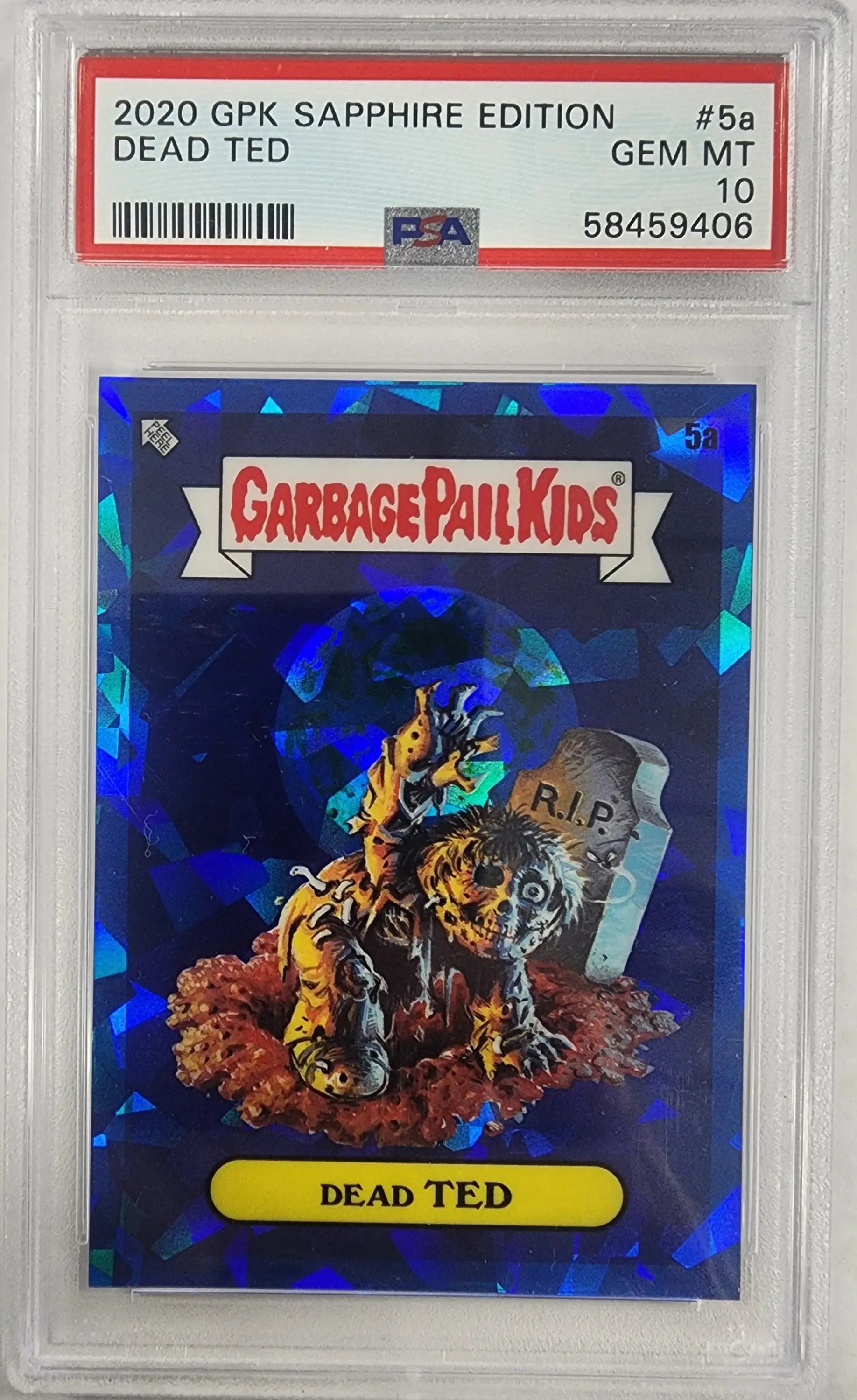 Dead Ted 2020 Topps Garbage Pail Kids Sapphire #5a PSA 10 Gem Mint 9406 - Non-Sports Card Single