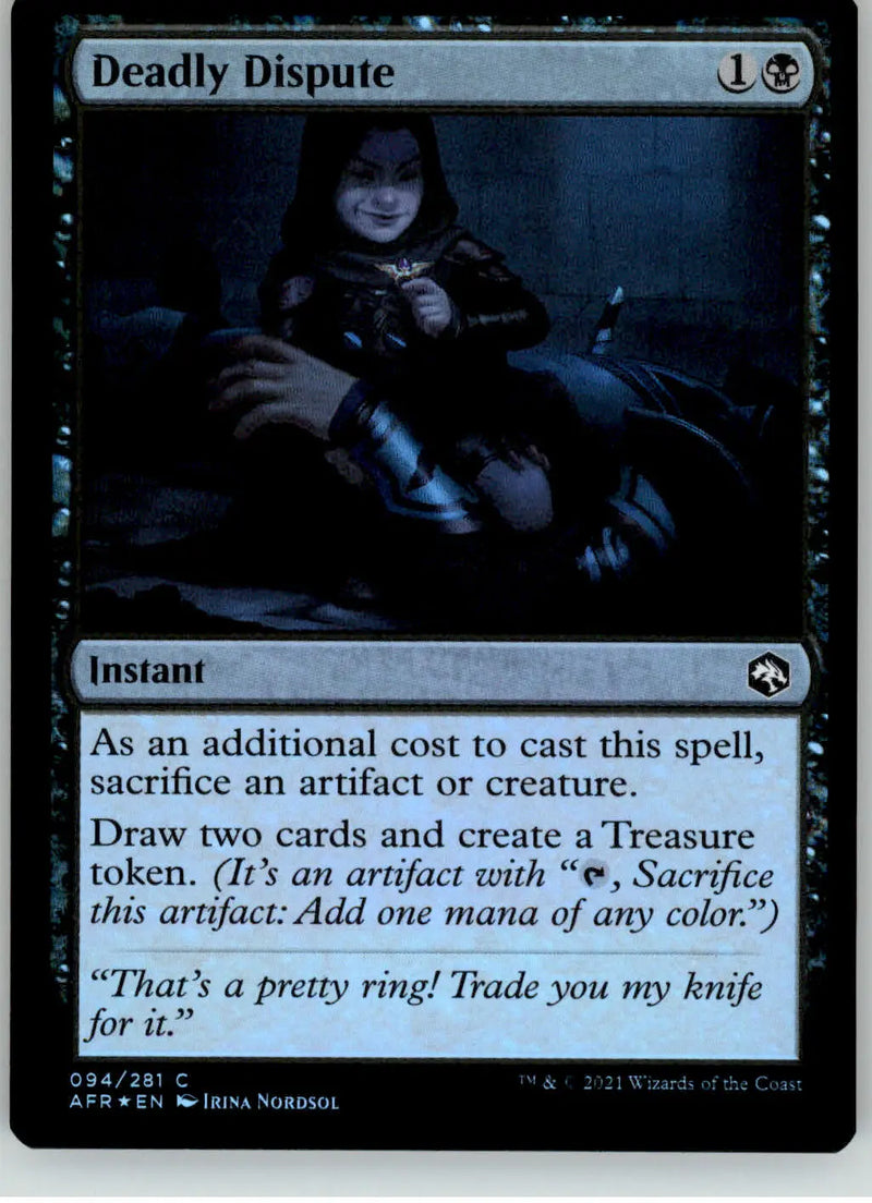 Deadly Dispute - Adventures in the Forgotten Realms - 94 - Foil NM Magic - Magic Card Single