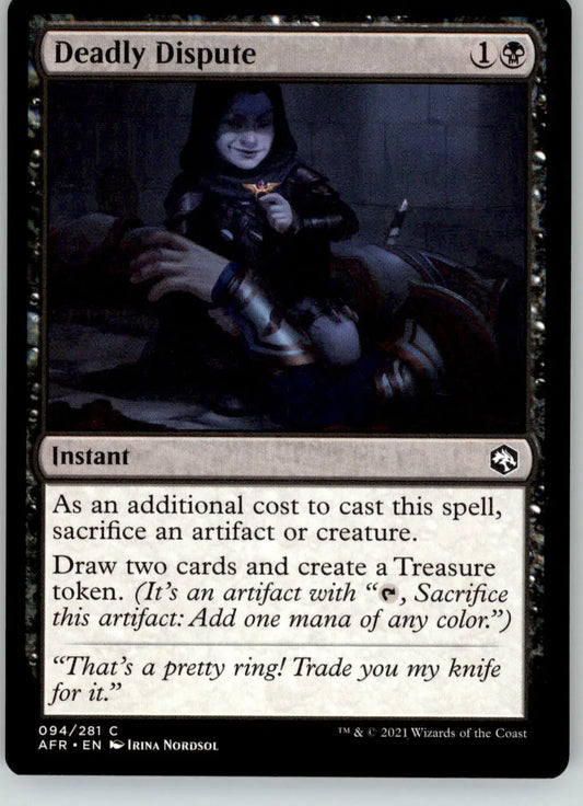 Deadly Dispute - Adventures in the Forgotten Realms - 94 - LP Magic - Magic Card Single