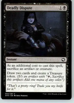 Deadly Dispute - Adventures in the Forgotten Realms - LP - #94 - Magic Card Single