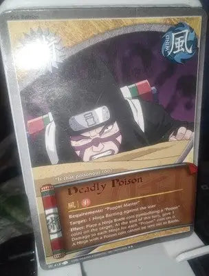 Deadly Poison #418 Naruto CCG NM Rainbow Text Rare Light Damage - Other