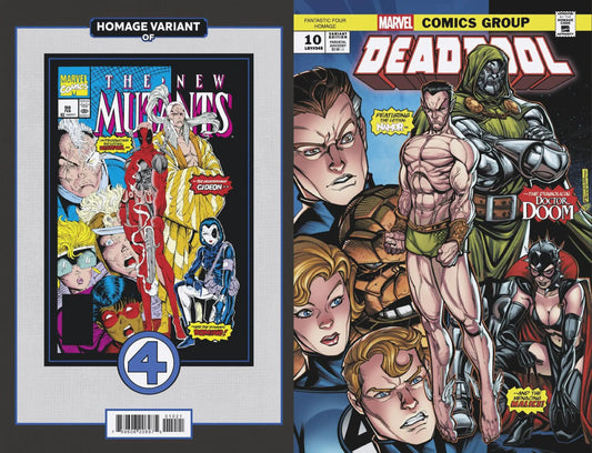 Deadpool #10 Chad Hardin Fantastic Four Homage Variant - Comic Book
