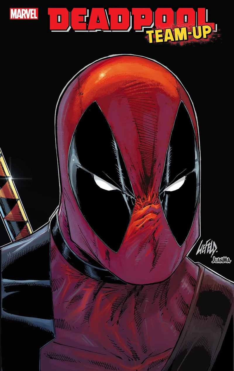 Deadpool comic book cover featuring Rob Liefeld variant art from Deadpool Team-Up #5