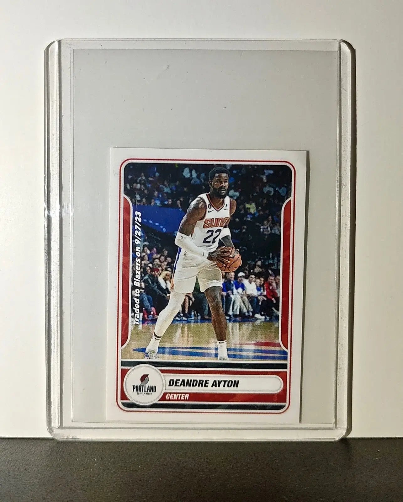 Deandre Ayton 2023-24 Panini NBA #446 Sticker Portland Trail Blazers