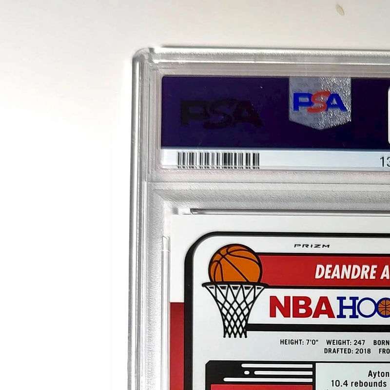 DeAndre Ayton 2023 Panini Hoops Premium #11 114/149 Red Disco Prizm PSA 9 Mint