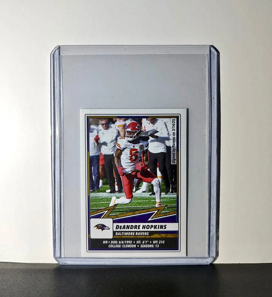 DeAndre Hopkins 2025 Panini NFL #109 Sticker Baltimore Ravens - Football Card Single