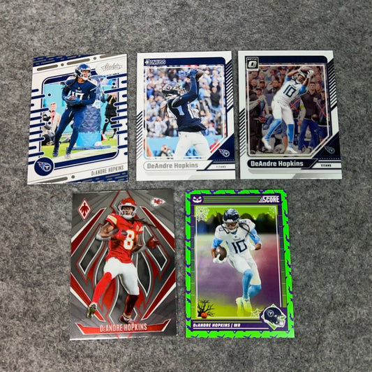 DeAndre Hopkins Titans Chiefs Football Card 2024 NFL Sports Panini Pick Choose - Football Card Single