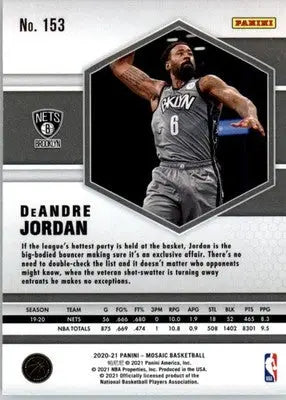 DeAndre Jordan - 2020-21 Panini Mosaic - #153 - Basketball - Basketball Card Single