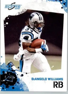 DeAngelo Williams - 2010 Score - #39 - Football - Football Card Single