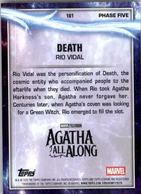 Death - 2025 Topps Chrome Marvel Studios - #161 - Non_sport - Non-Sports Card Single