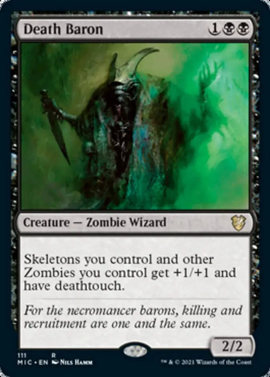 Death Baron [Innistrad: Midnight Hunt Commander] - Magic Card Single