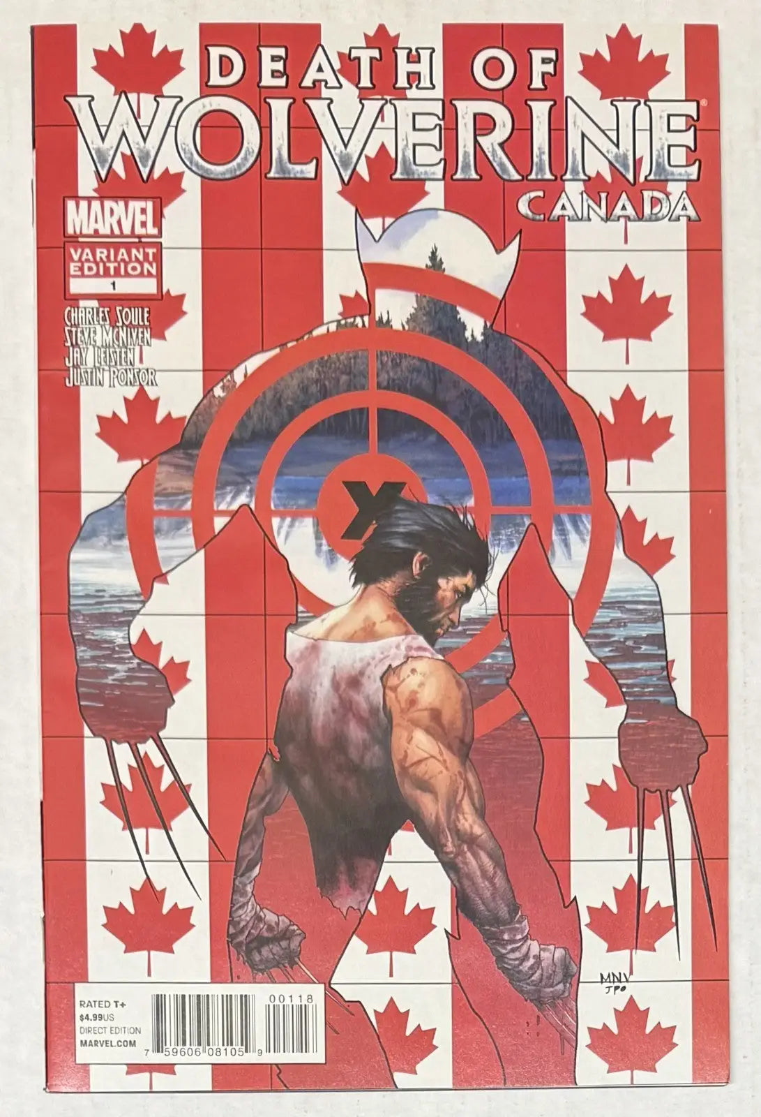 Death of Wolverine 1-4 Canada Cover Variants Collection - Comic Book