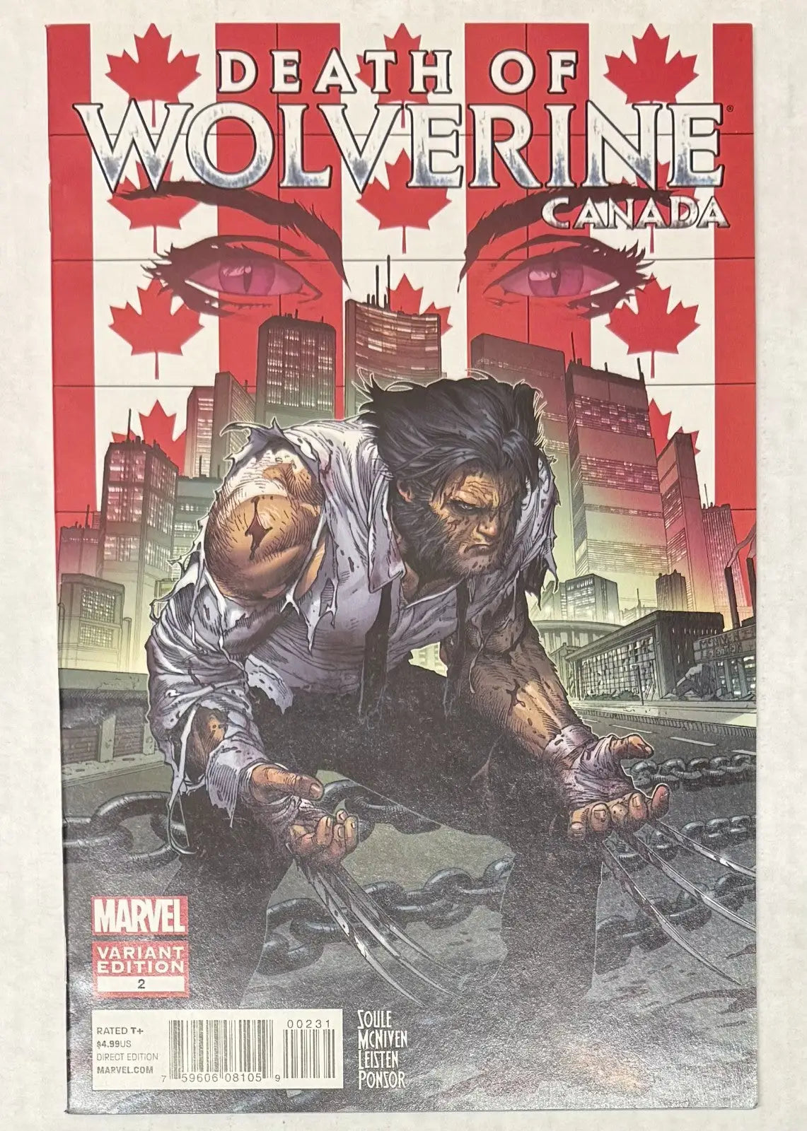 Death of Wolverine 1-4 Canada Cover Variants Collection - Comic Book