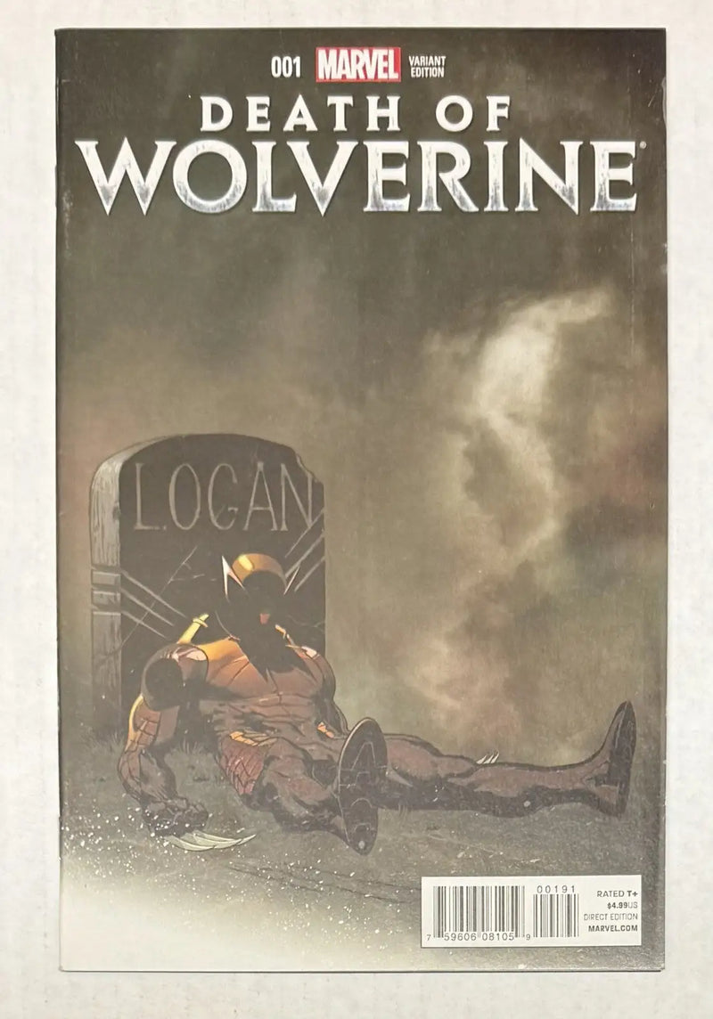 Death of Wolverine #1 Variant Edition McNiven Cover Marvel 2014 NM - Comic Book