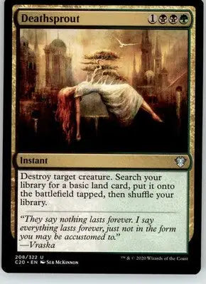 Deathsprout - Commander 2020 - 208 - LP Magic: The Gathering - Magic Card Single
