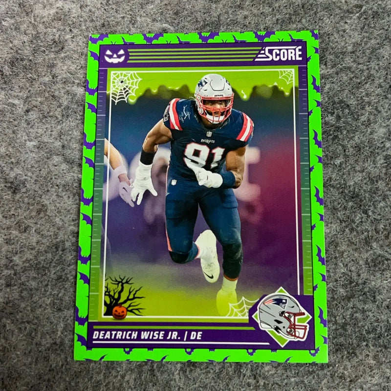 Deatrich Wise Jr New England Patriots Football Card 2024 NFL Sports Panini Pick - 2024 Panini Score A Treat #193 - Bats