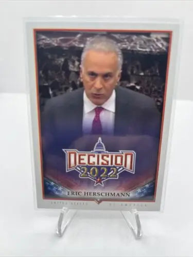 Eric Herschmann trading card from Decision 2022 political trading cards series