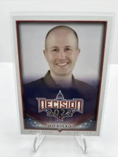 Jed Kolko Decision 2022 trading card from the non-sport trading collection