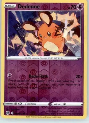 Dedenne - SWSH09: Brilliant Stars - 067/172 - Reverse Holo LP - Pokémon Card Single