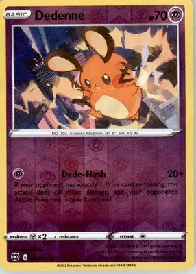 Dedenne - SWSH09: Brilliant Stars - Reverse Holo LP - #067/172 - Pokémon Card Single