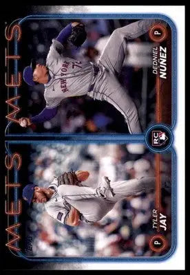 Dedniel Nunez / Tyler Jay RCOM RC 2024 Topps Update #US82 New York Mets - Baseball Card Single
