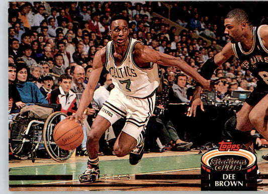 Dee Brown - 1992-93 Stadium Club - #168 - Basketball - Basketball Card Single
