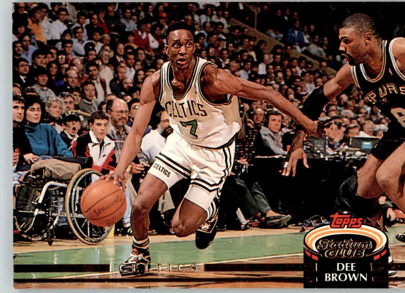 Dee Brown - 1992-93 Stadium Club - #168 - Basketball - Basketball Card Single