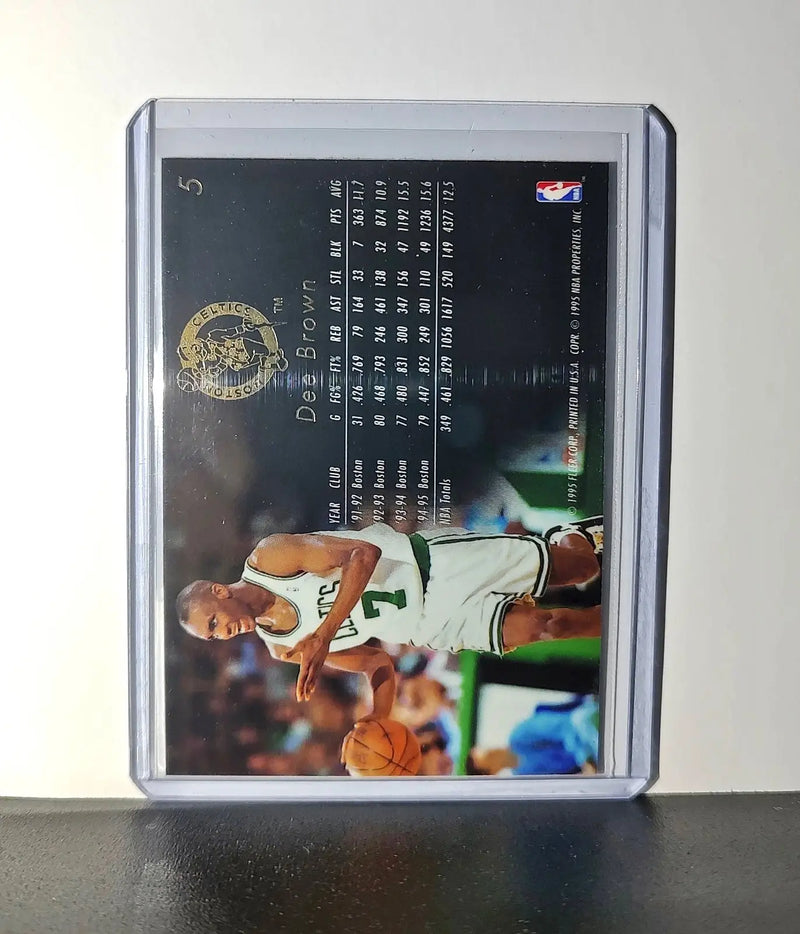 Dee Brown 1995-96 Flair NBA #5 Card Boston Celtics